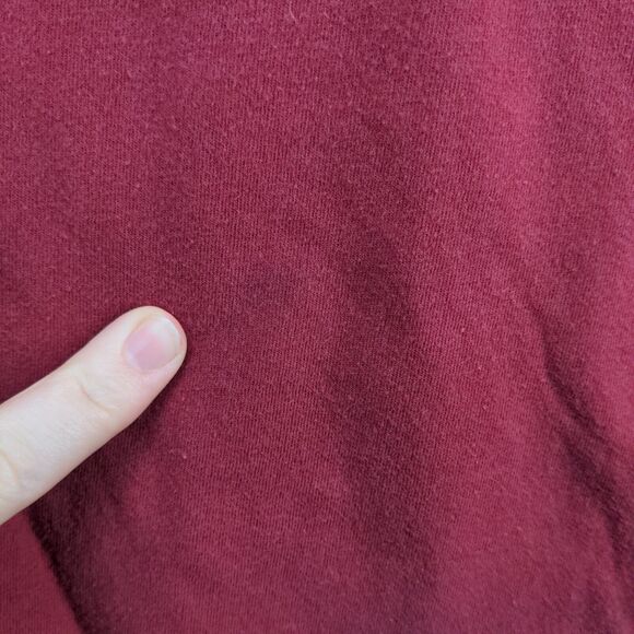 Nike Men's PHYS. ED Standard Fit T-Shirt Red Large Short Sleeve Crew Neck Cotton - Picture 10 of 14